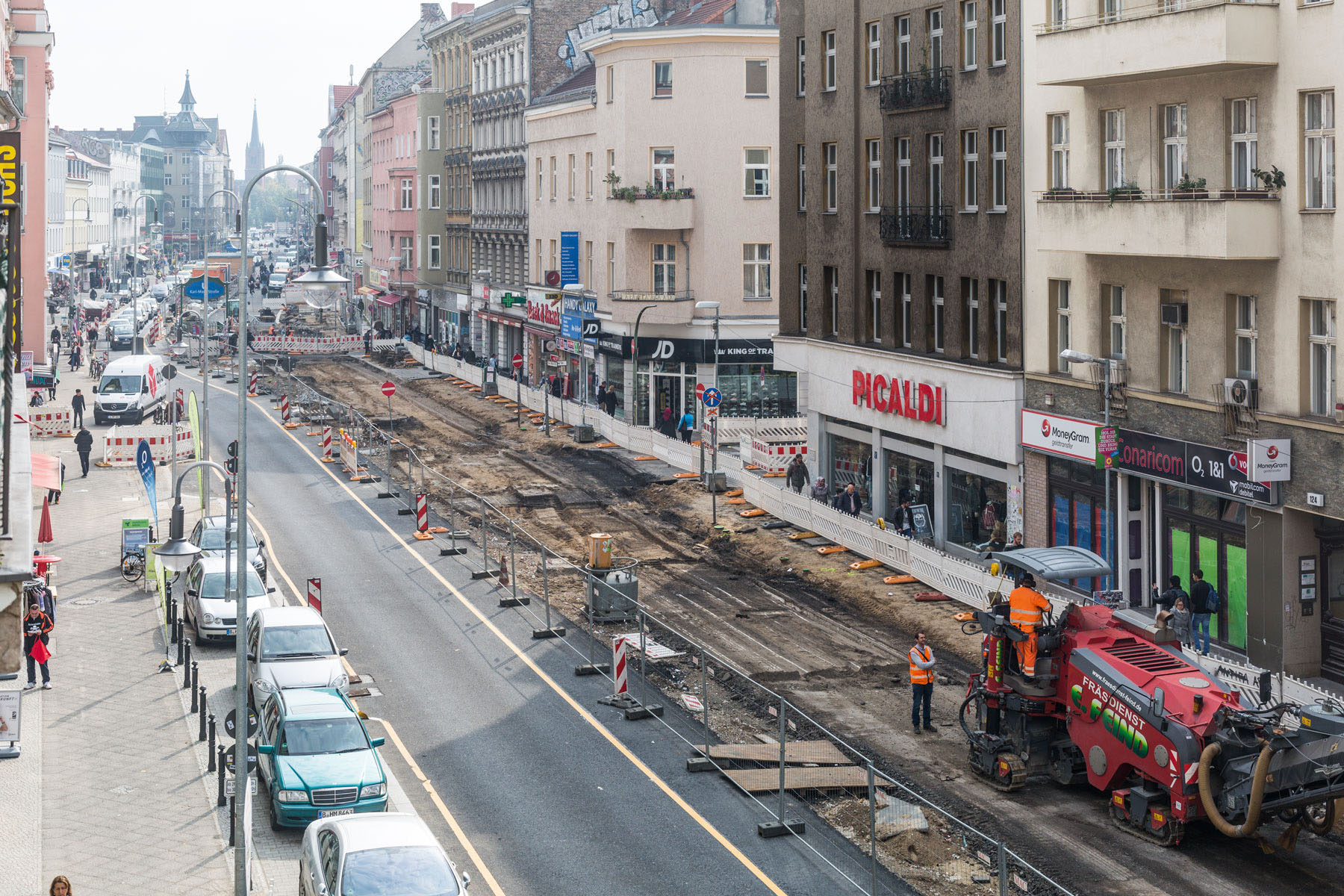 Baustelle Karl-Marx-Straße