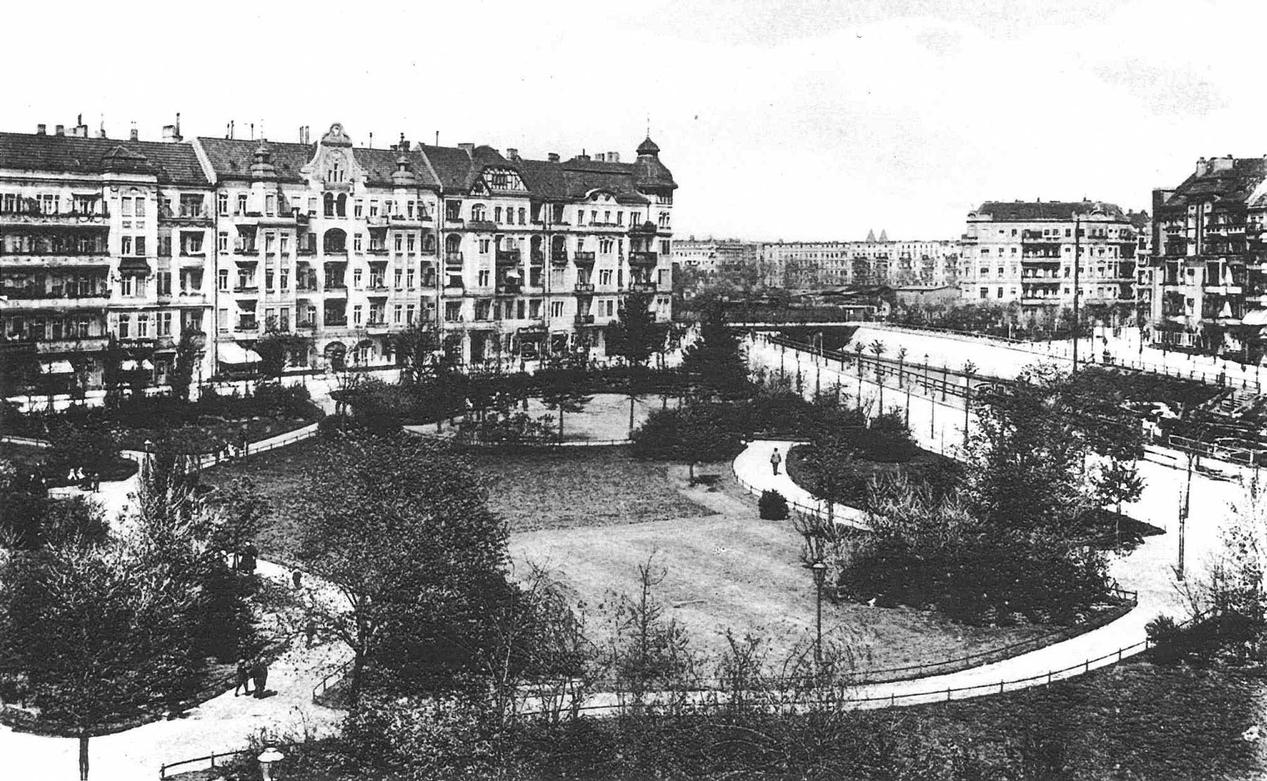 Historisches Foto Weichselplatz