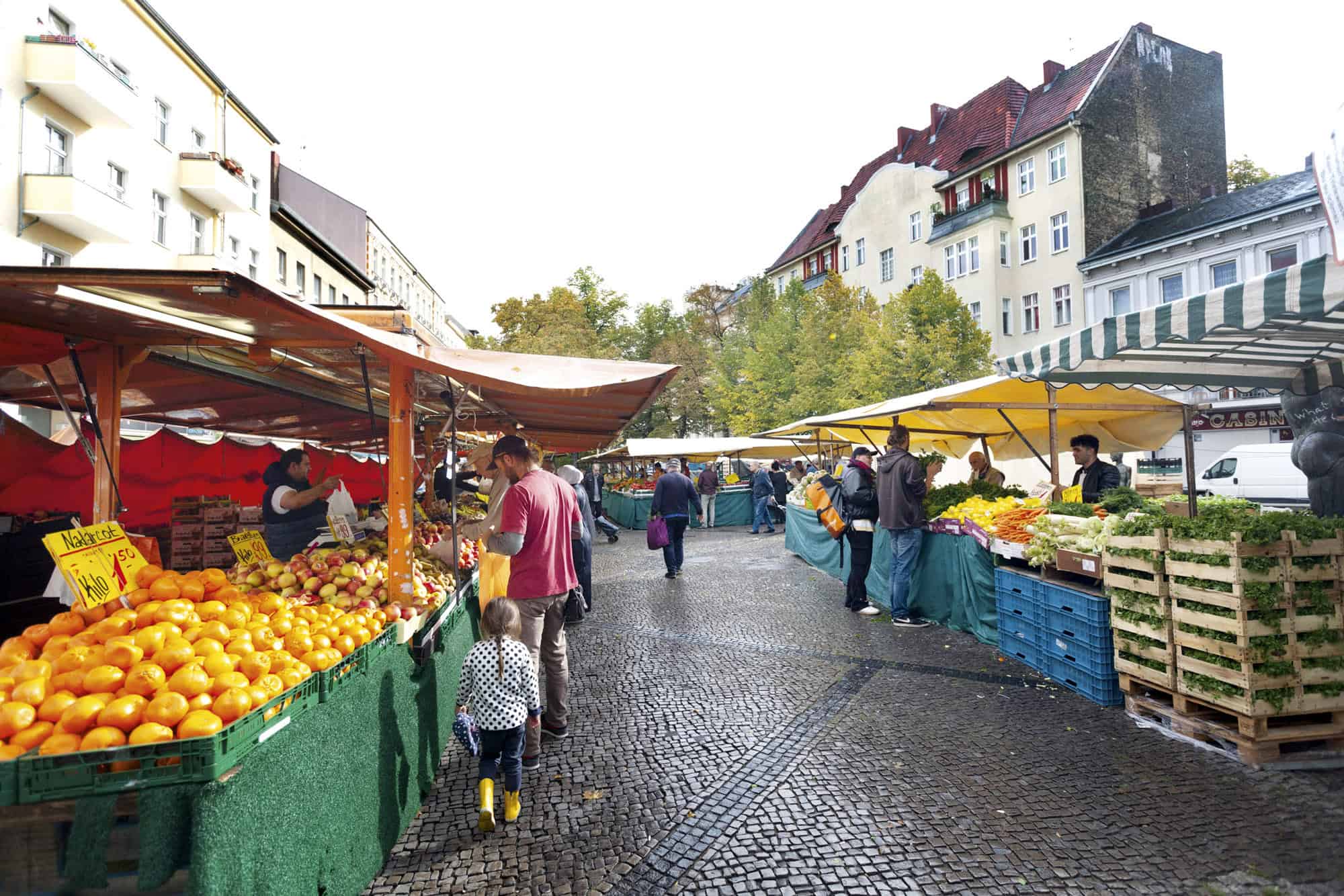 Gemüsestände Markt